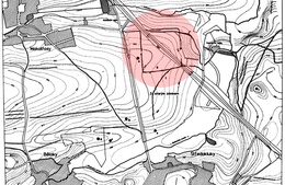 Mapa se stavbou silnice Mapa se stavbou silnice