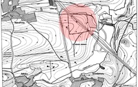 Mapa se stavbou silnice Mapa se stavbou silnice